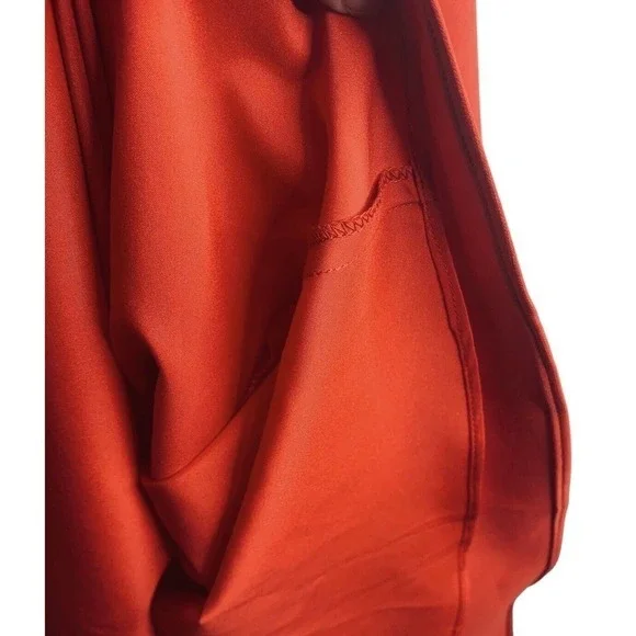 Gal Meets Glam Yvonne Dress Womens Size 10 Red One Shoulder NWT $158 - Picture 9 of 12